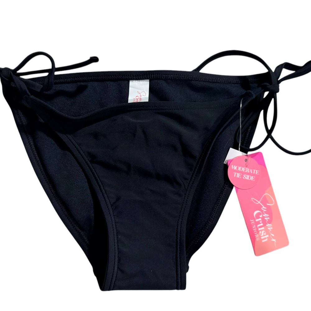 NWT, Side Tie Black Bikini Bottom, Super Versatile, Mix & Max! Several Sizes!